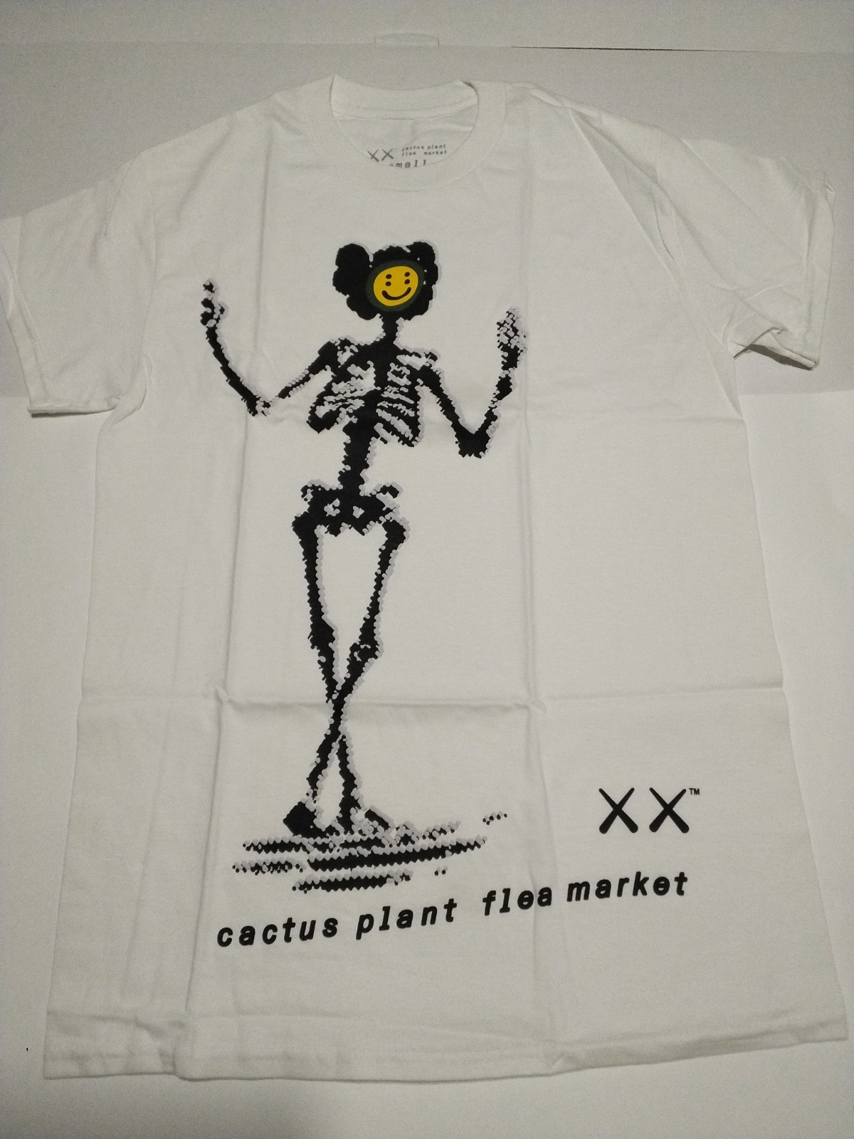 Kaws X Cactus plant flea market Shirt, White. Size Small gallery