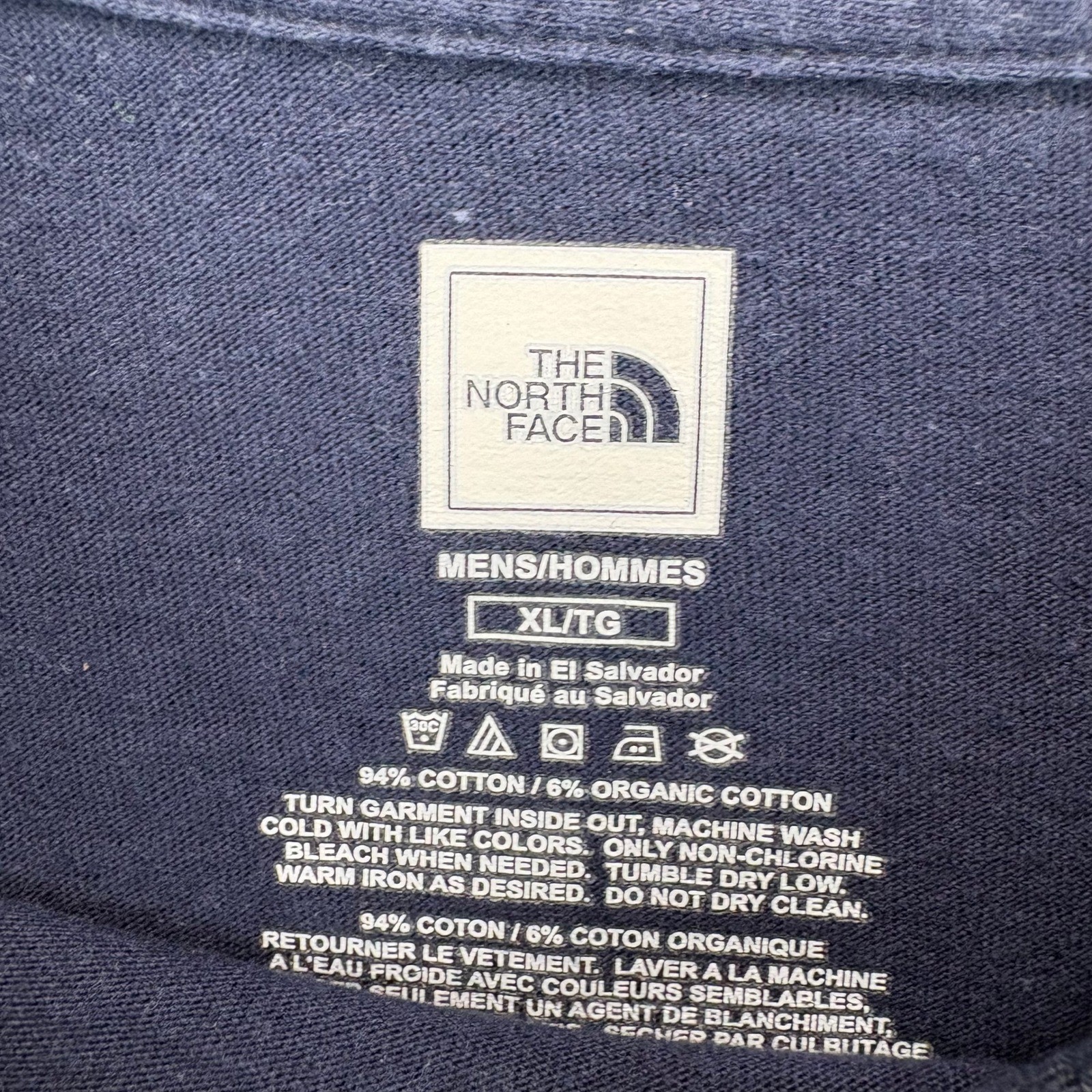 The North Face Mens XL Navy Blue Short Sleeve Graphic Logo T-Shirt NF0A3X6P gallery