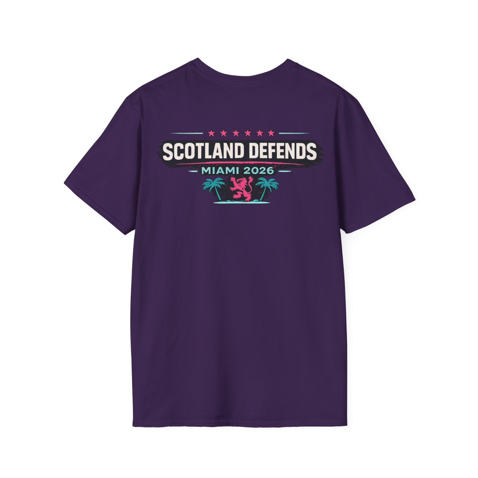 Scottish Drinking Culture Miami T Shirt World cup 2026 Graphic Print Unisex Tee gallery