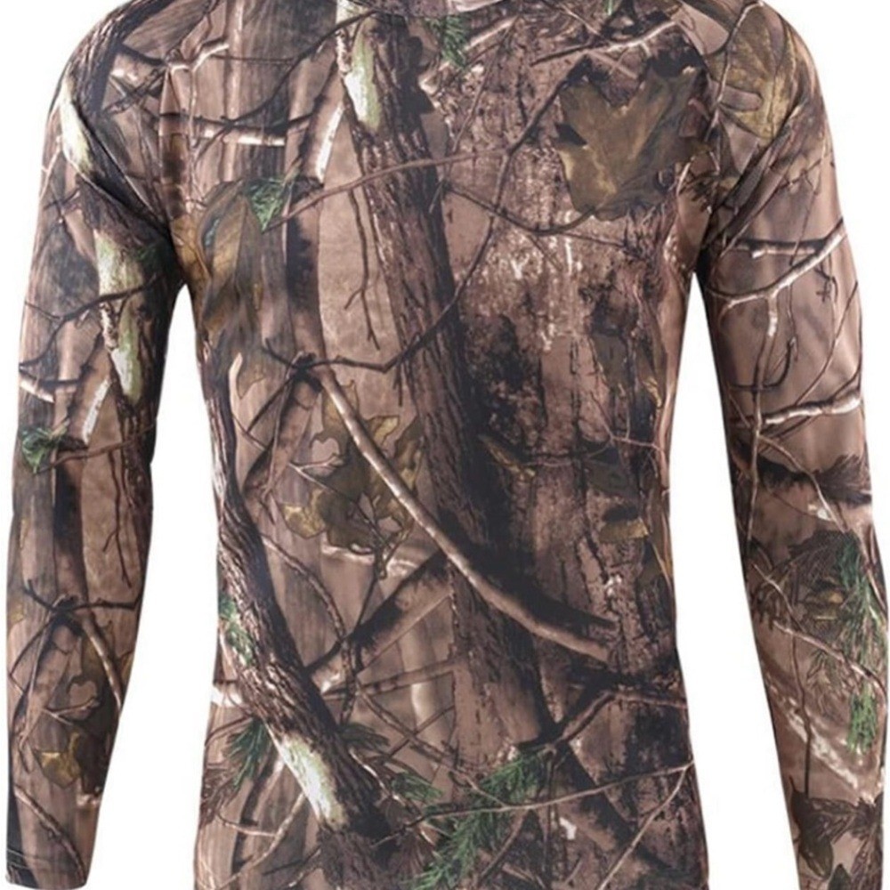 Camouflage Quick Drying Long-Sleve T-Shirt. Size: Large gallery