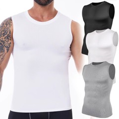 Men’s Compression Vest Shirts Slimming Tank Tops Abs Abdomen Chest Undershirt