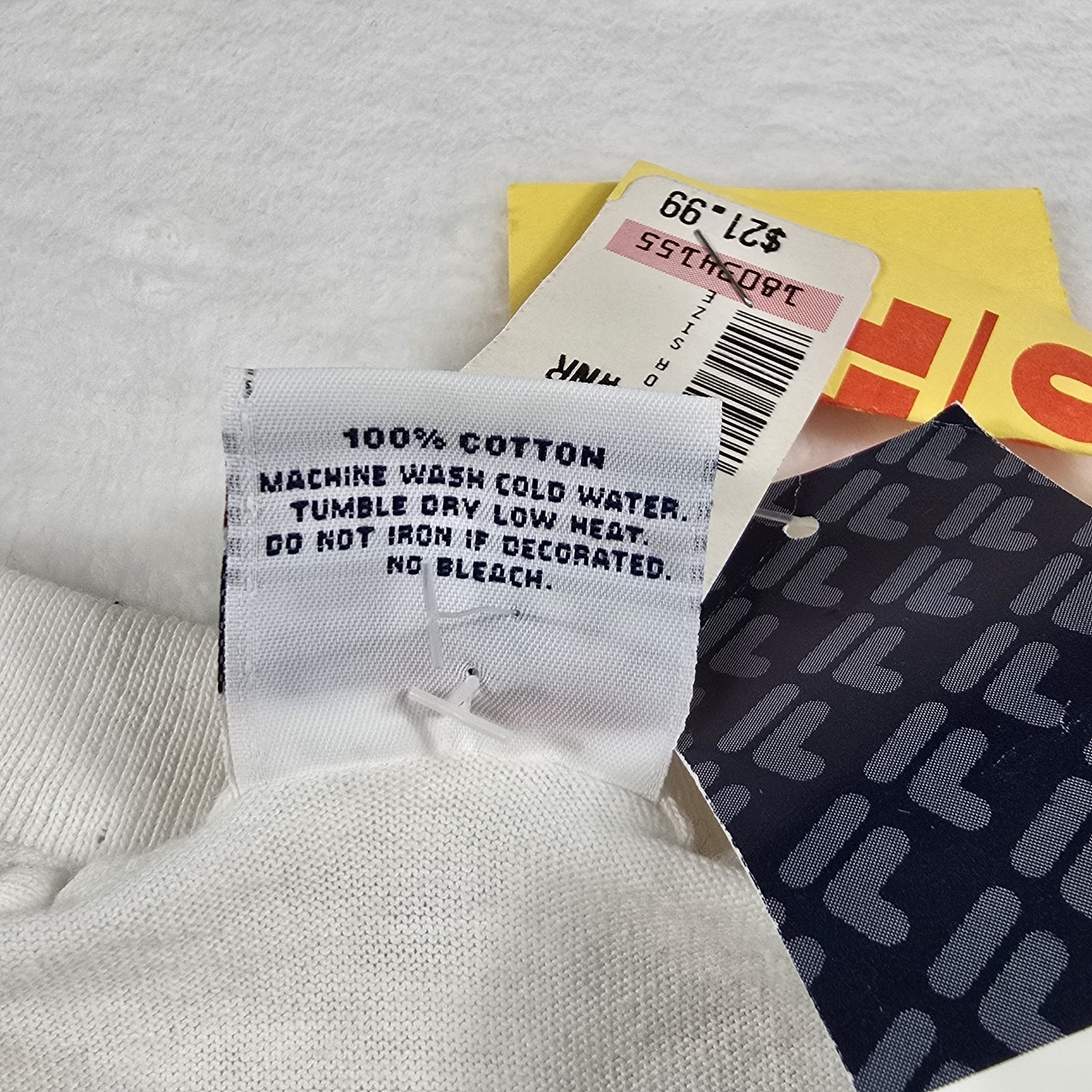 Fila Vintage USA Made Graphic Print Logo White Long Sleeve Shirt Men's XL New gallery