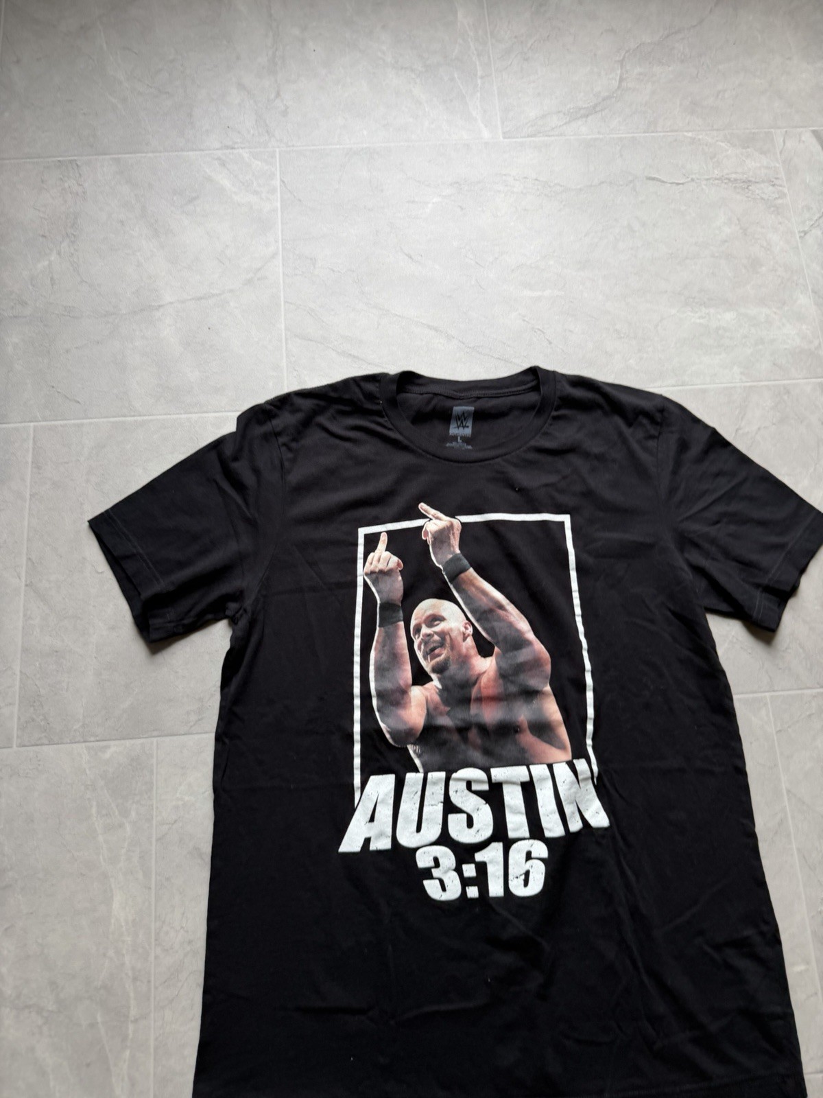 Stone Cold Steve Austin 3:16 WWE Graphic Black Tee Shirt gallery