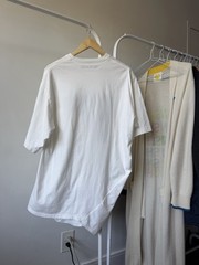 JULIUS Draped SS 2023 White Graphic Shirt Leaked Tee