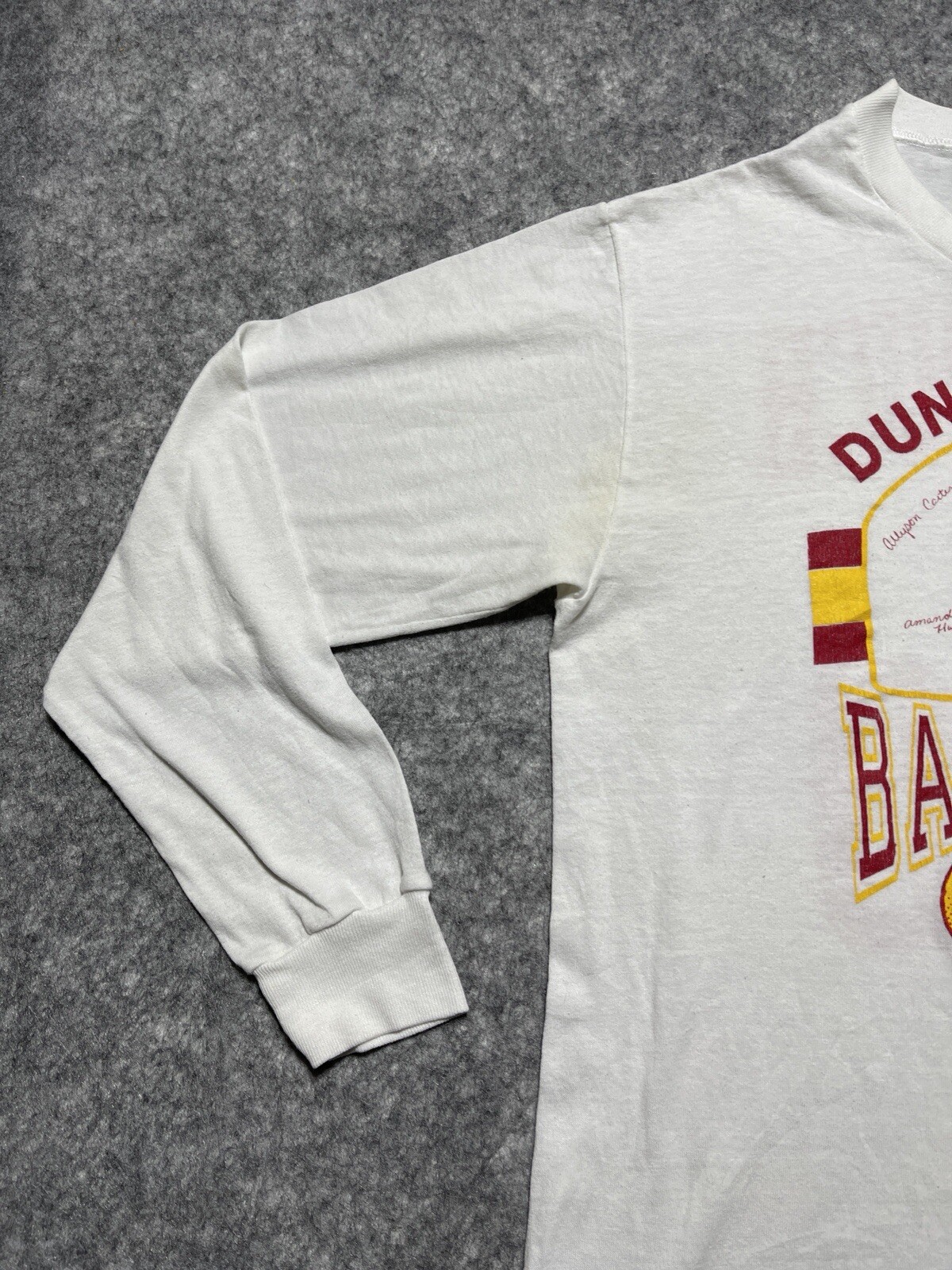 Vintage 1990-91 Dunlap Eagles IL 18-0 HS unbeaten Basketball Team Girls M Shirt gallery