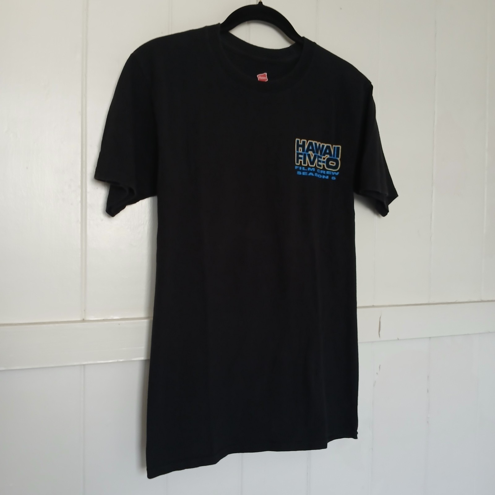 Hawaii Five-O T-Shirt FILM CREW Season 6 Tee Men's Small Black Cotton 5 0 gallery