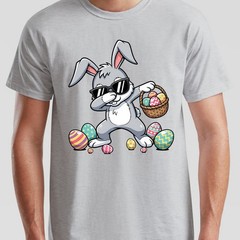 Dabbing Bunny Easter Day Eggs Dab Easter Unisex Tshirt