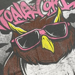 Koala x Core Cool OWL Graphic Vintage Dark Gray Tank T-Shirt Men’s Size S Casual