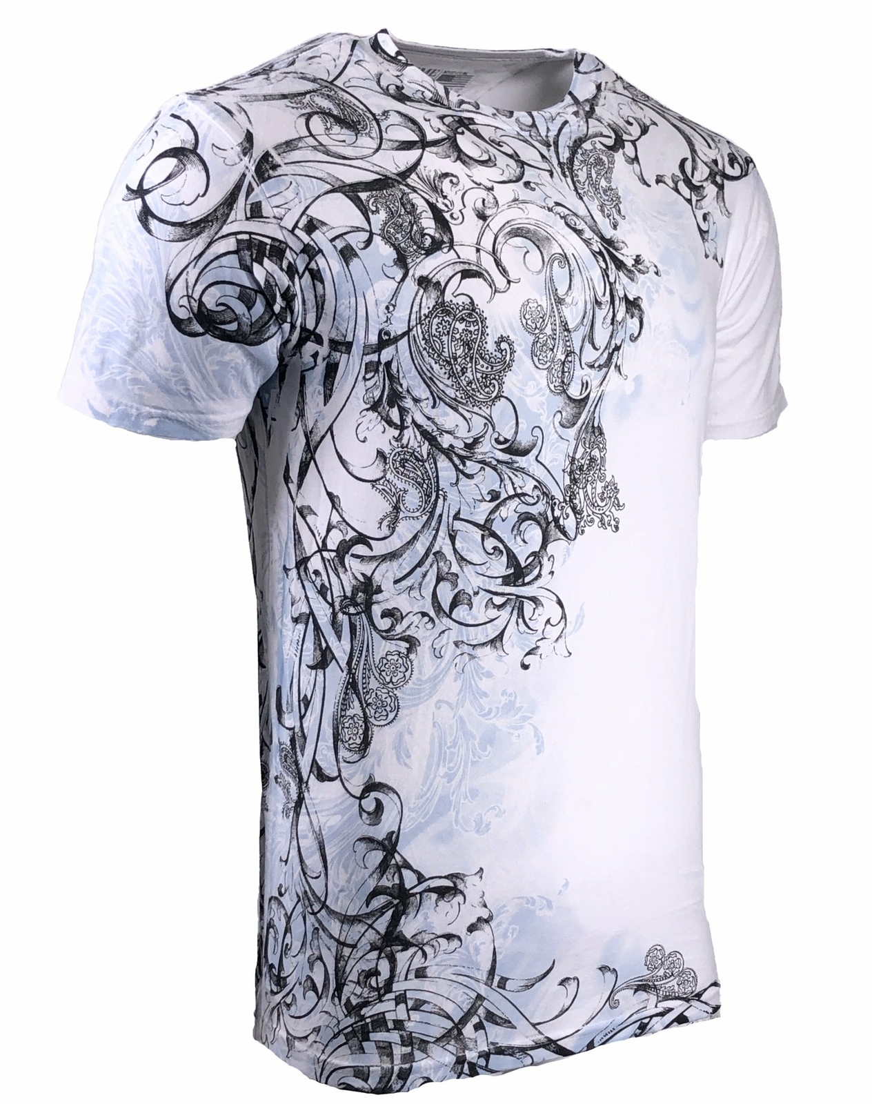 Xtreme Couture by Affliction Men's T-Shirt SCRAP HEAP Biker White MMA gallery