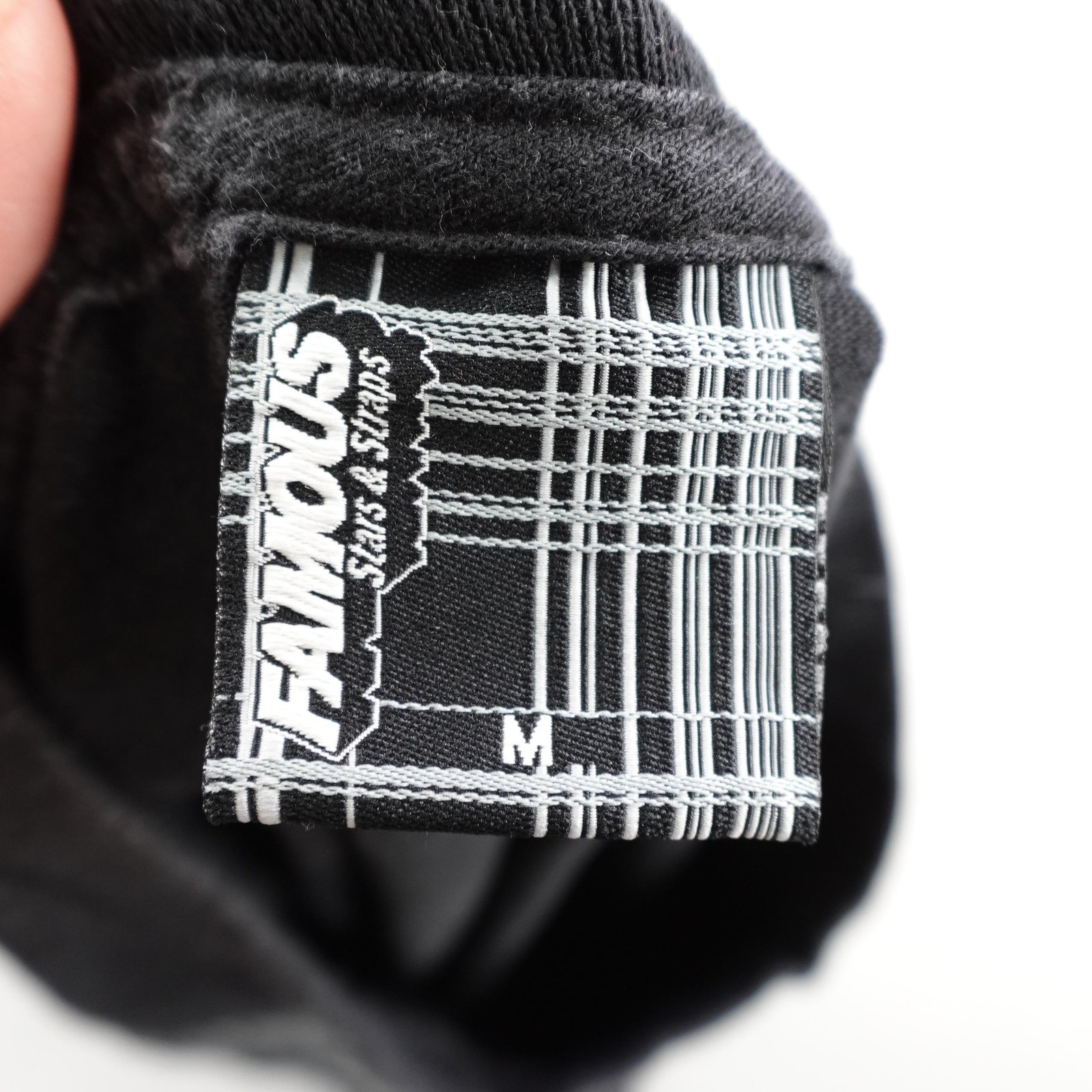 Vintage Famous Stars & Straps Shirt Mens Medium Black Silver Wings Big Logo Y2K gallery