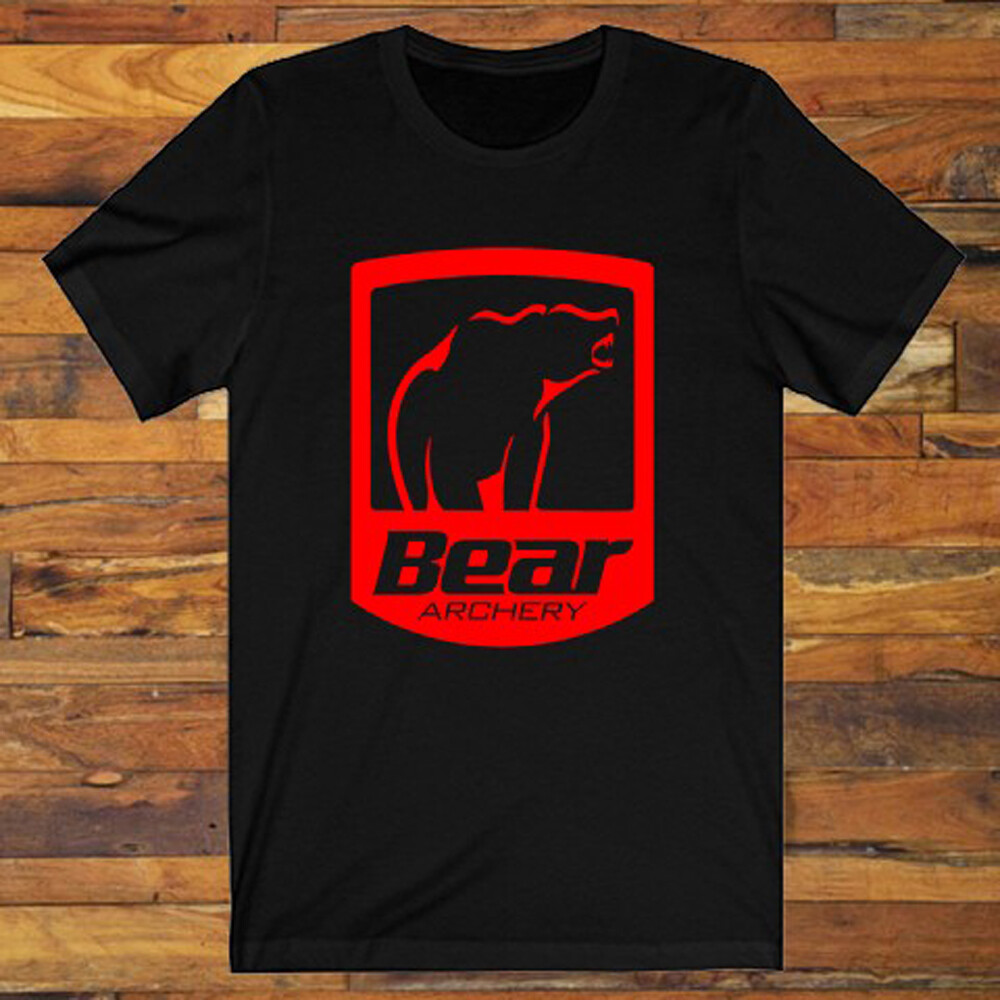 Bear Archery Hunting Bows Hunter Men’s Black T-Shirt S-3XL