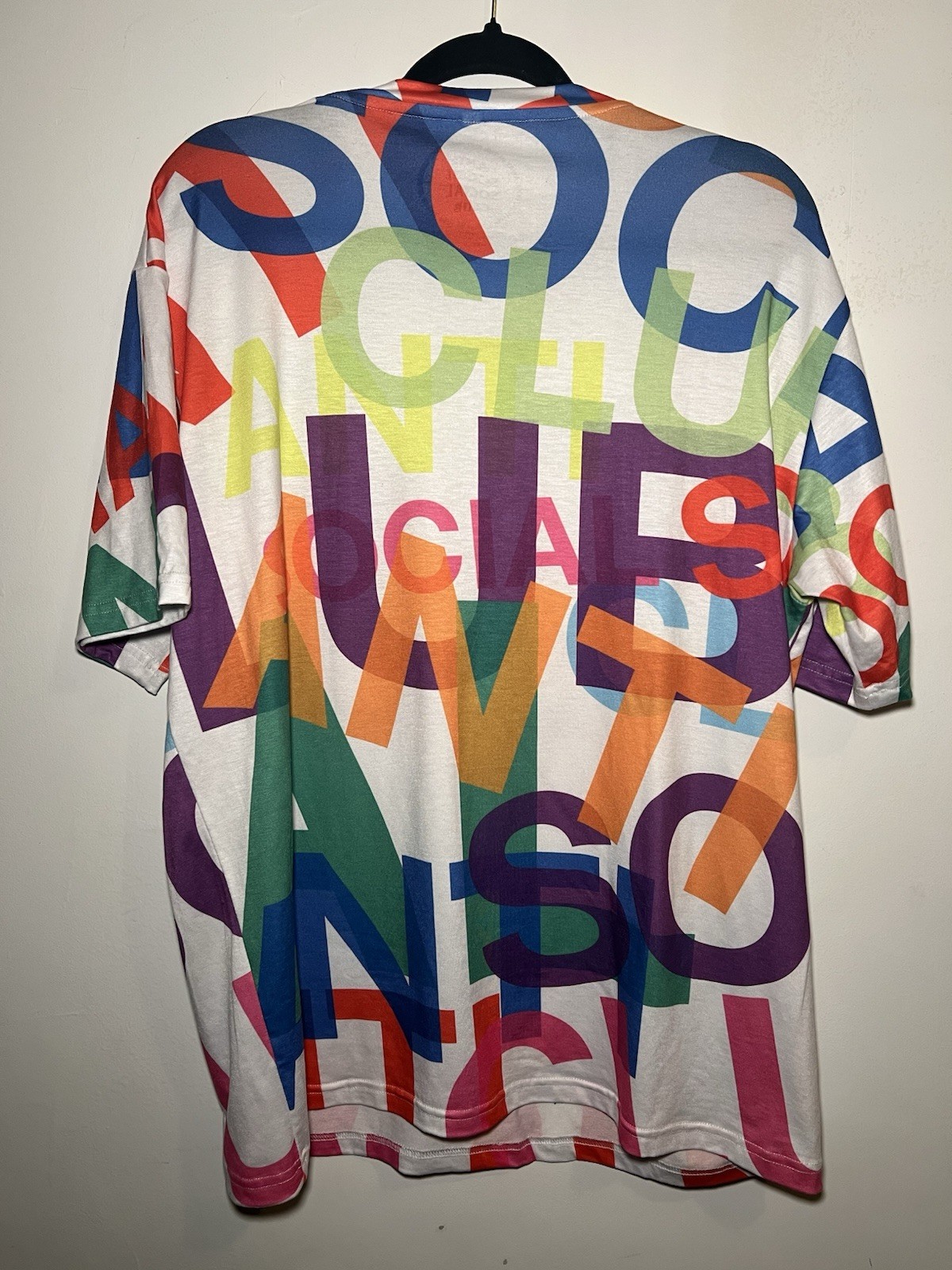 anti social social club headrush tee multi size XL 100% cotton made in USA gallery