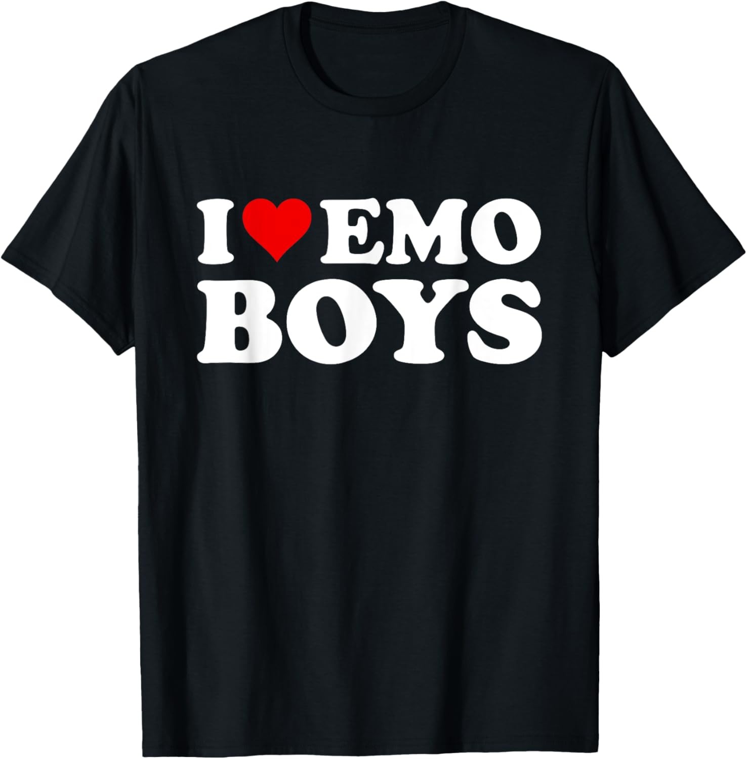 I Love Emo Boys T-Shirt