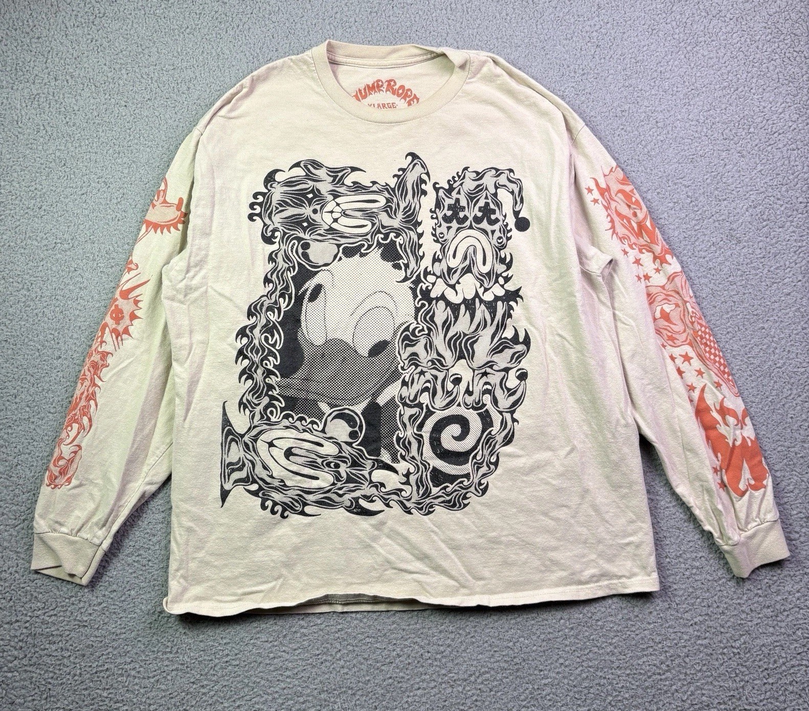 Jump Rope Graphic Shirt Men XL Psychedelic Art Punk Skater Grunge Streetwear gallery