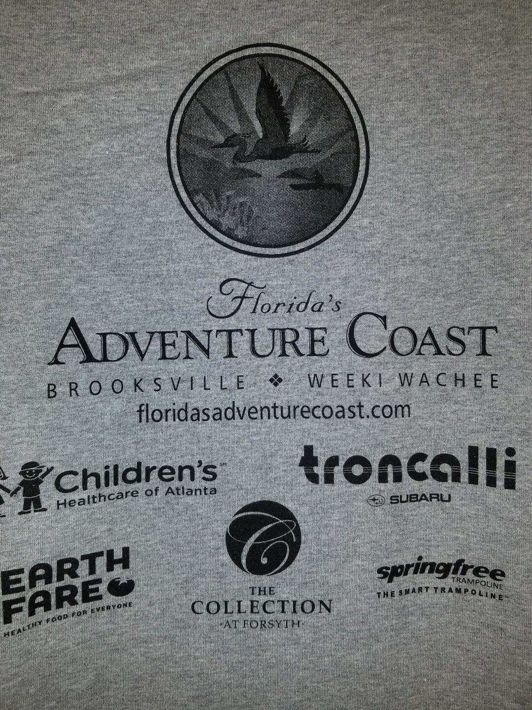 Adult XL Gray Long Sleeve "Race for the Cupcakes/Duathlon" Polycotton Race Top gallery