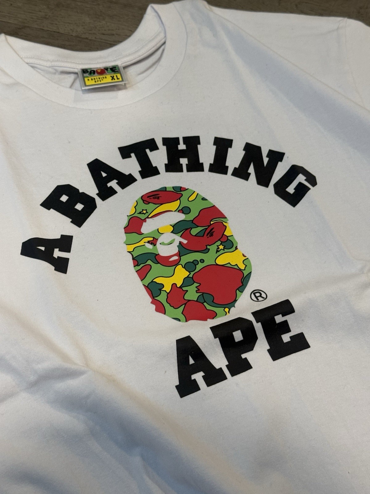 BAPE Sta Camo College Tee gallery