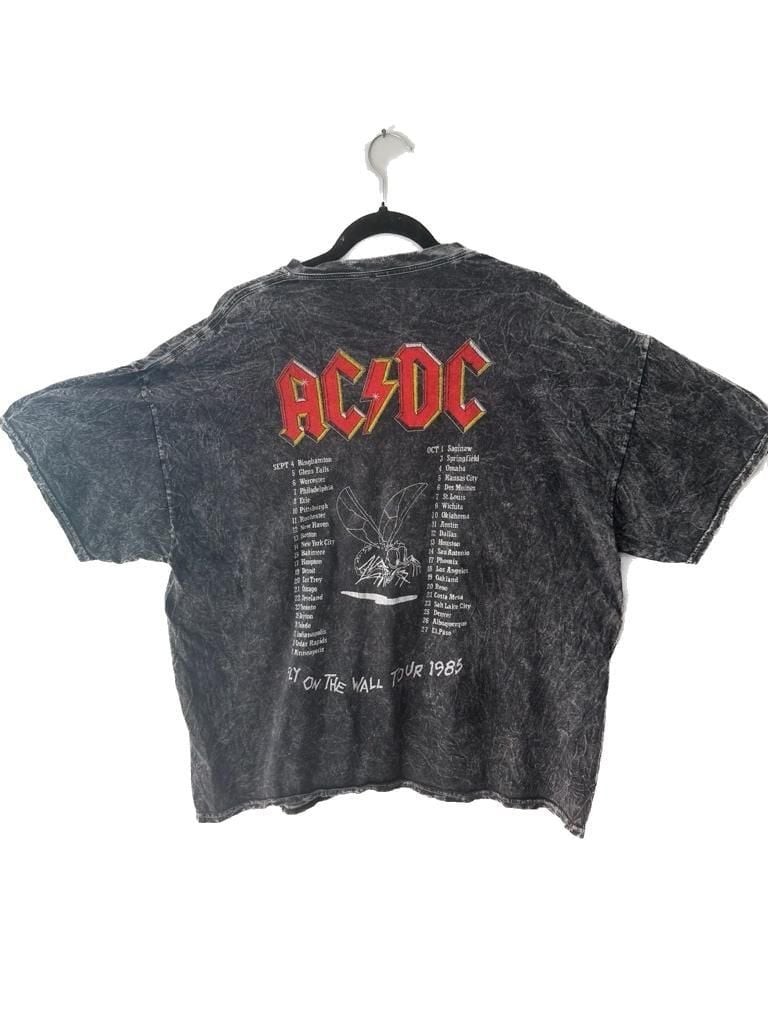 AC/DC Fly on the Wall 1985 Tour T-Shirt Acid Wash Graphics gallery