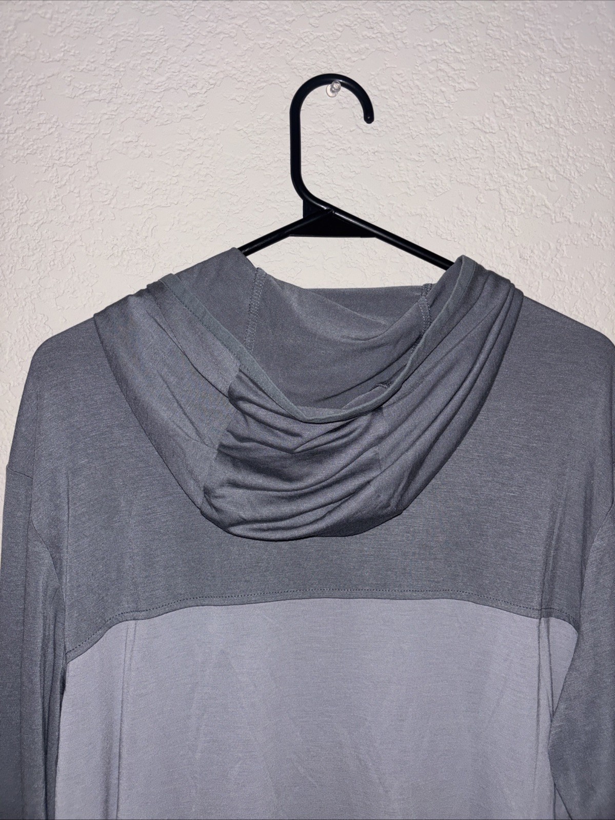 Free Fly Bamboo Hybrid Hoodie Mens Medium Slate Aspen Grey Sun UPF 50+ NWT gallery