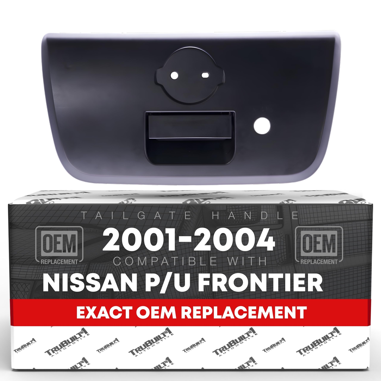 T1A Tailgate Handle Assembly, Compatible with 2001-2004 Nissan Pick Up Fronti...