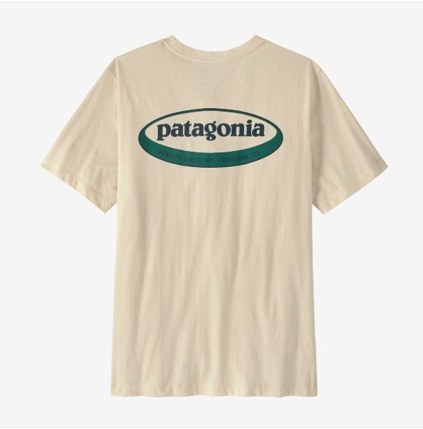 Patagonia 37847R5DJ Mens 95 Oval Logo Tee New Authentic NWT Free Shipping