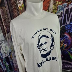 Old School “Your My Boy Blue” Joseph “Blue” Pulaski Long Sleeve Shirt (Large) W1