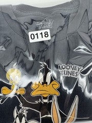 Looney Tunes- Warner Bros-Sz L Black Bugs Bunny Taz Daffy Duck Sylvester Tweety