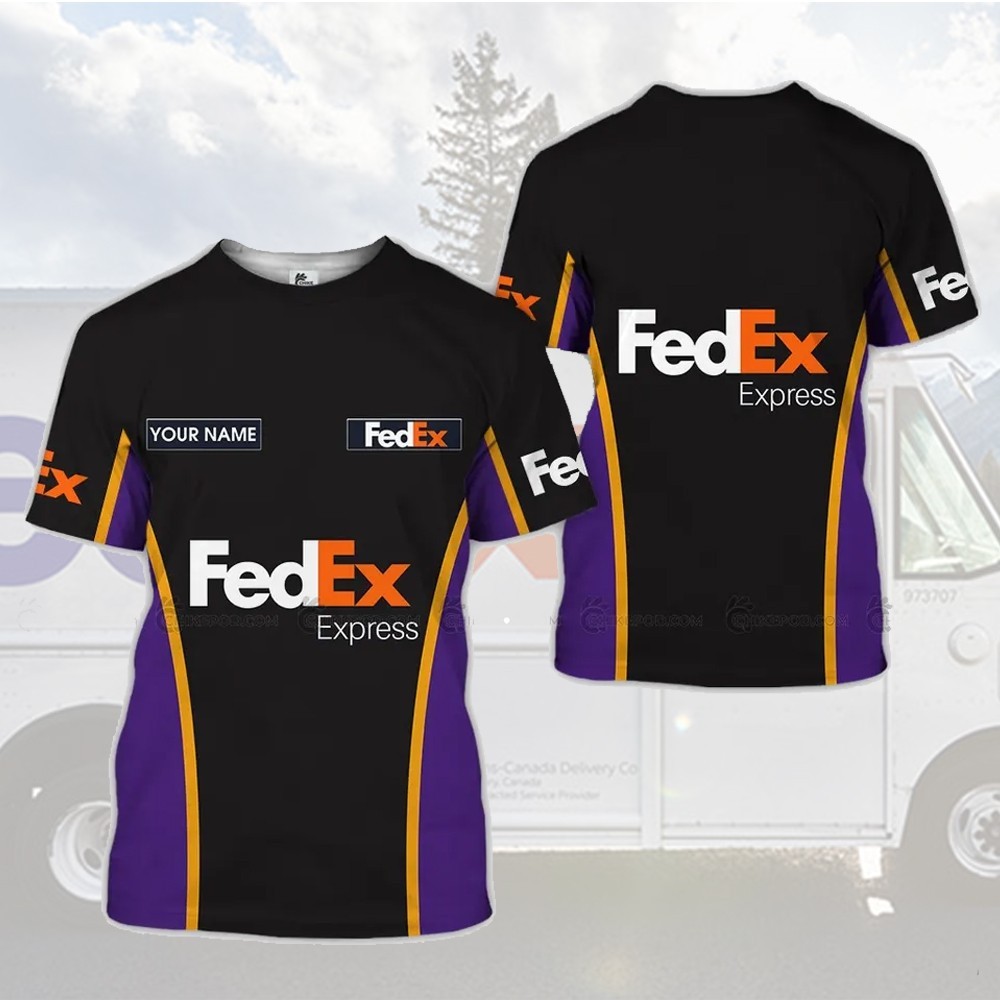 Personalized FedEx Shirt Classic All Over Frinted Full Size S_5XL, FedEx Gift