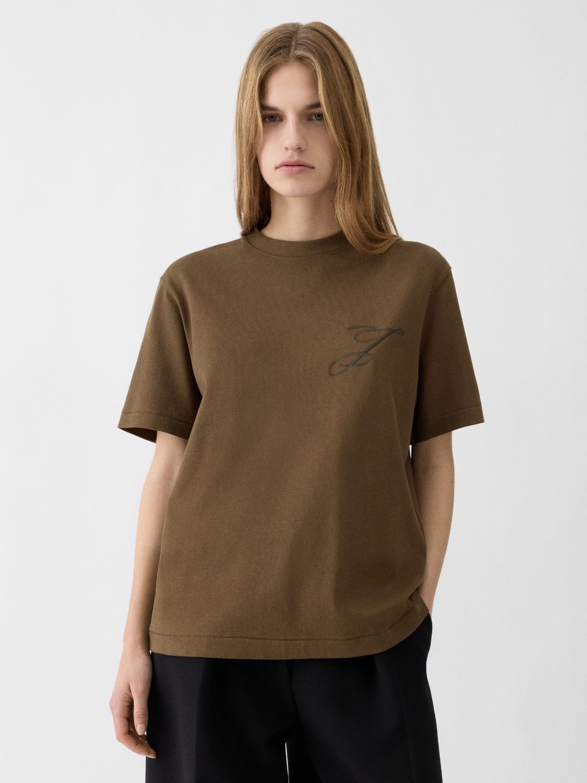 Unisex Jacquemus Khaki The Logo T-Shirt XS - XXL TSU00319AJ000226 gallery