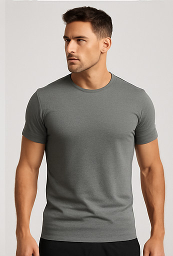 🔥 True Classic 7-Pack Crew Neck T-Shirts | Size M | + Bonus H.Grey Tee gallery