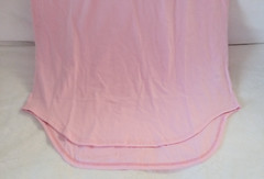 EPTM.Solid Color Long Length Curved Hem Tank Top – Pink -Size Small Set of Two