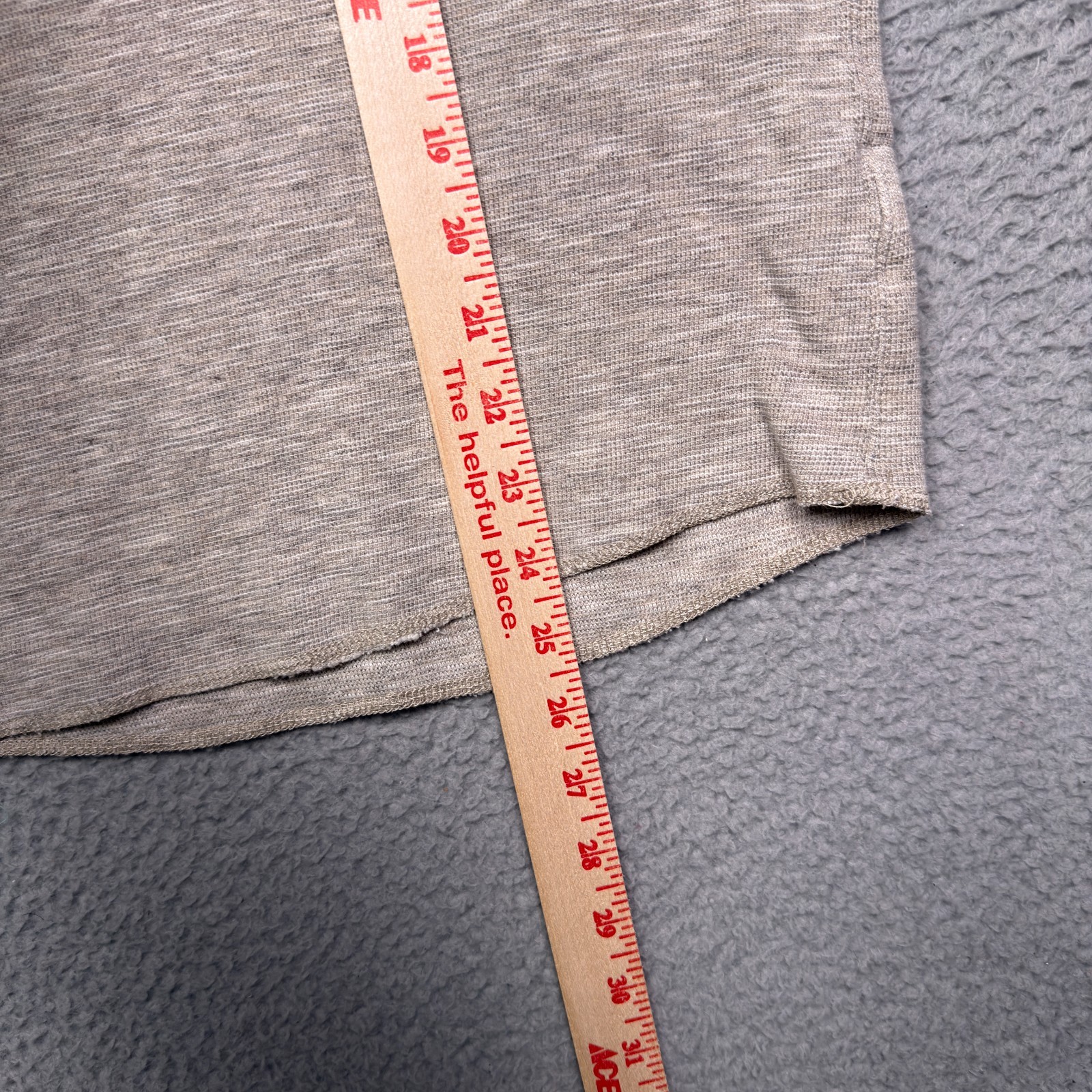 American Eagle Thermal Henley Shirt Mens Medium Gray Classic Fit Long Sleeve gallery