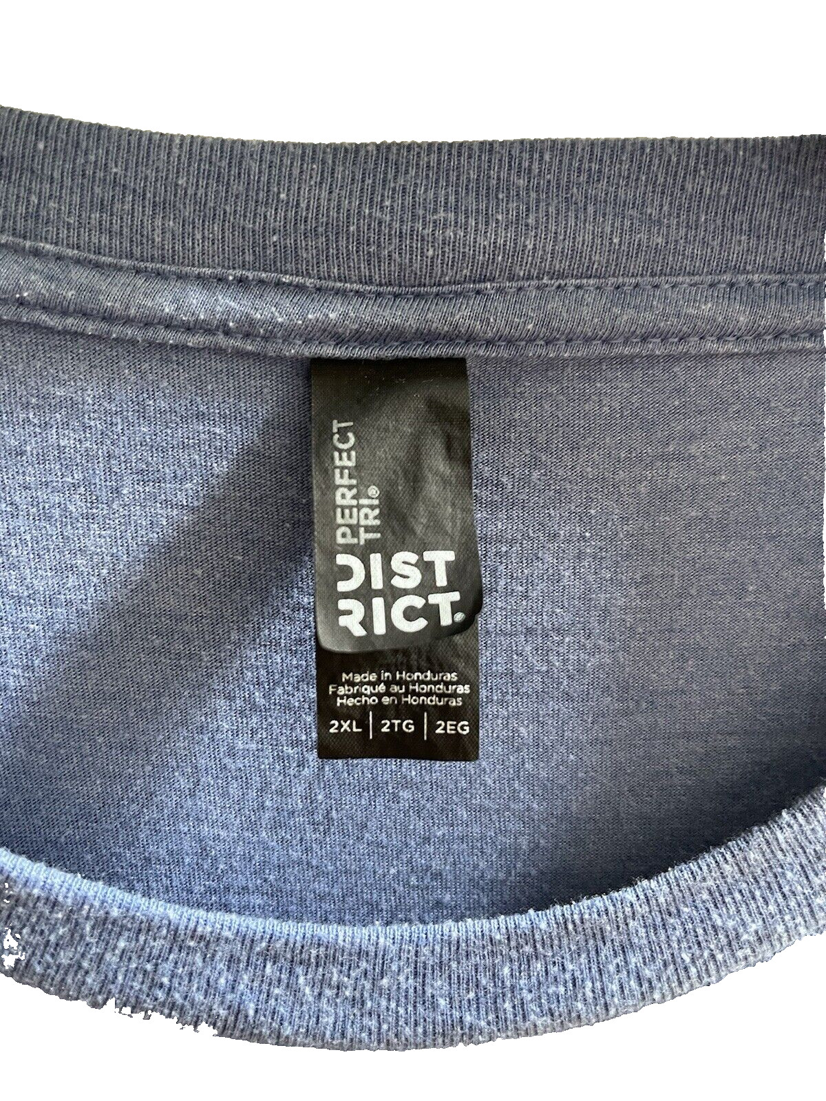 Ebay Logo Graphic T-Shirt Men Large Blue Short Sleeve Tri Blend District gallery