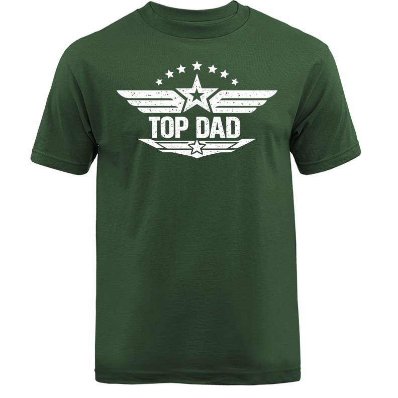 Top Dad Husband Daddy Protector Hero Fathers Day Gift T-shirt gallery