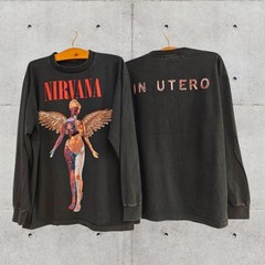 Retro IN UTERO Boot Unisex Long Sleeve (2-SIDED) S-5XL