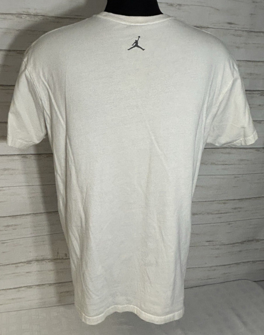 Nike Air Jordan T-Shirt Men XL Big Jumpman Embroidered Logo Blue White 37269-101 gallery