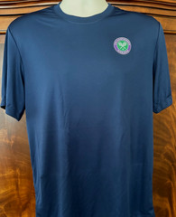 Wimbledon Logo Deep Navy SS T’s 3.8-OZ, UPF50, 100% Poly Dry-Fit / Limited Run