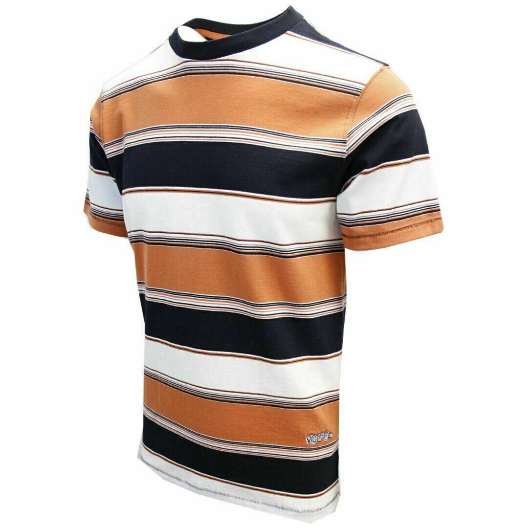Volcom Men's Burnt Orange Chromatic Crew S/S T-Shirt (S02) gallery