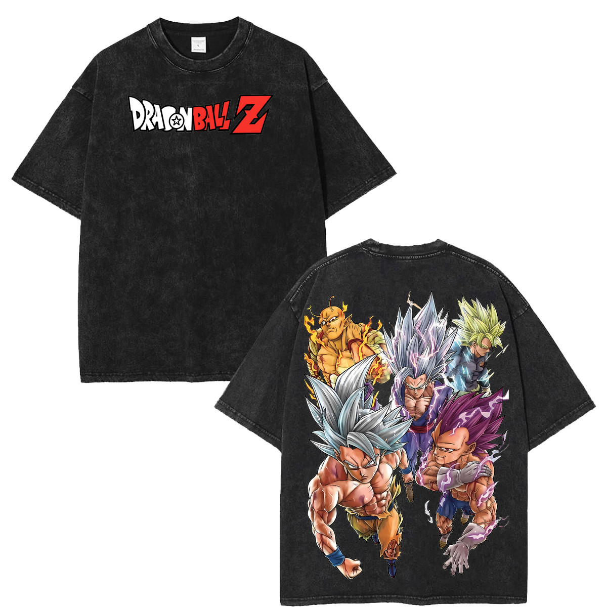 DBZ Warrior Forms Anime Graphic Tee Fans And Lovers Streetwear Tshirt gallery