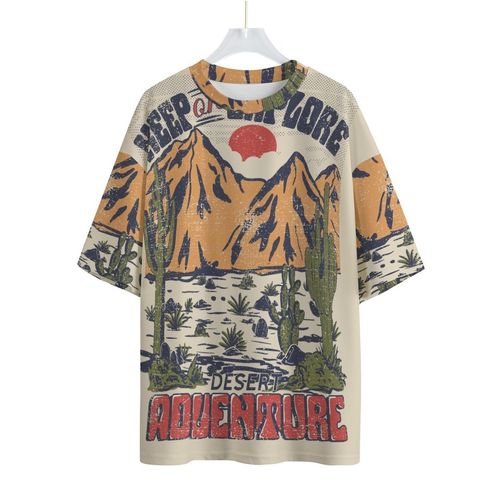 All-Over Print Unisex Drop-shoulder T-shirt