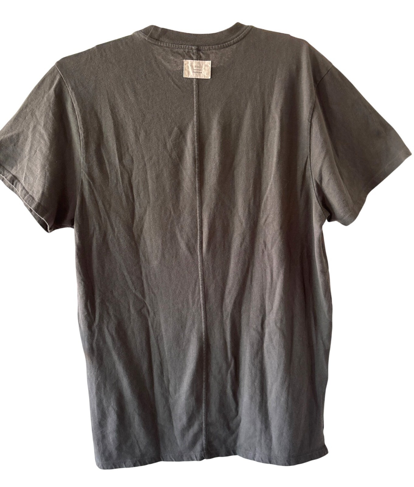 Fear of God FOG Essentials Size XL Gray Long T Shirt Top Crewneck Oversized S/S gallery
