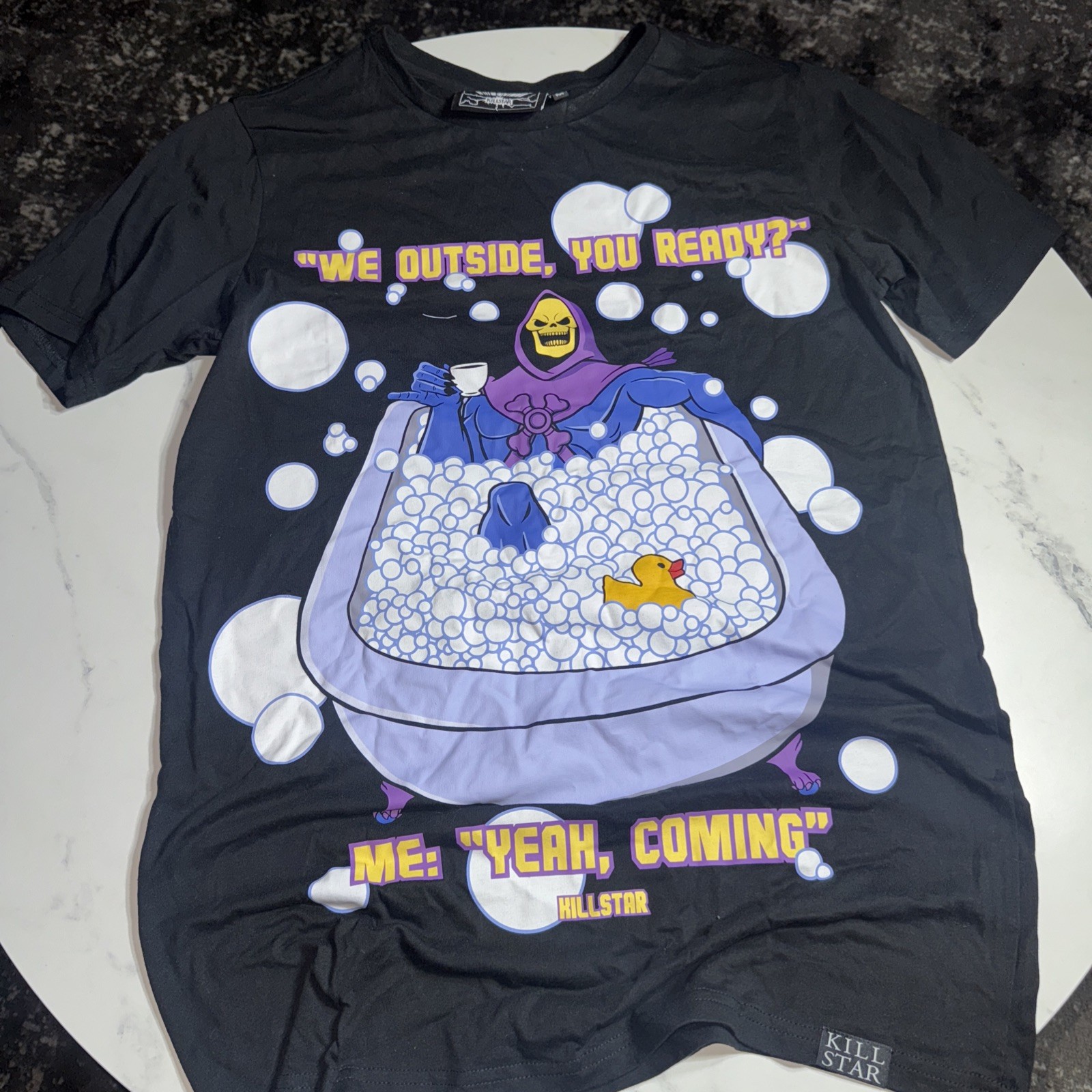 KILLSTAR x Skeletor "we Outside, You Ready" Sz MD Shirt Masters Of The Universe gallery