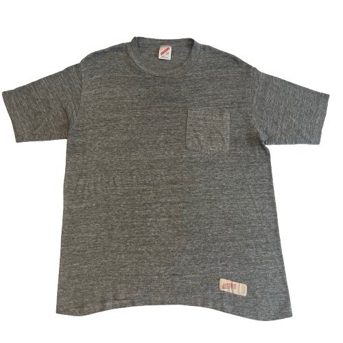 Vintage Jerzees USA Made Large Single Stitch Grey Pocket T-Shirt Thin Soft Clean gallery