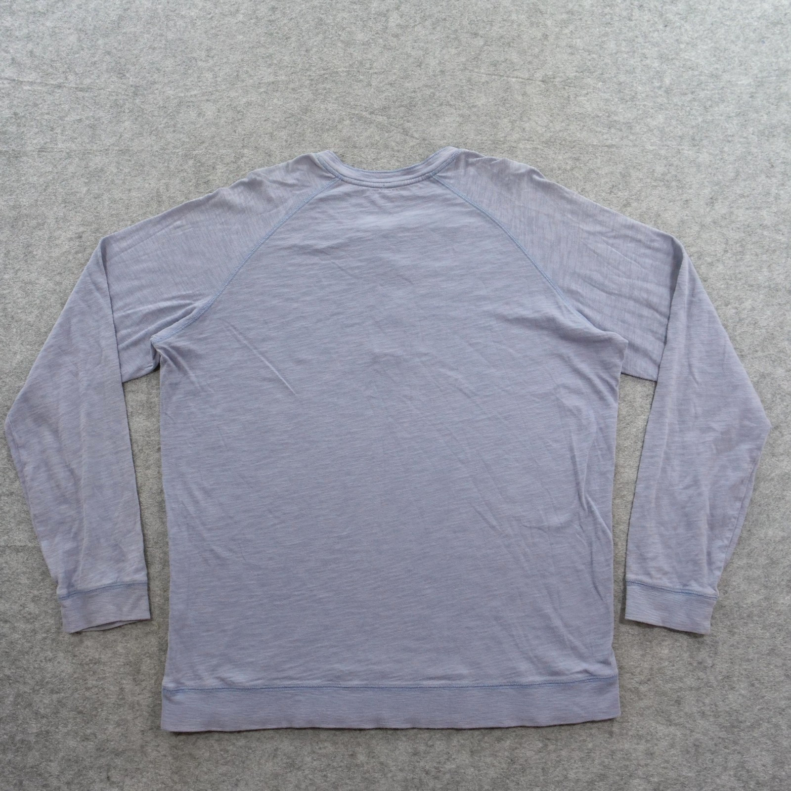 Vince Shirt Mens Extra Large Blue Henley Long Sleeve Lightweight Button gallery