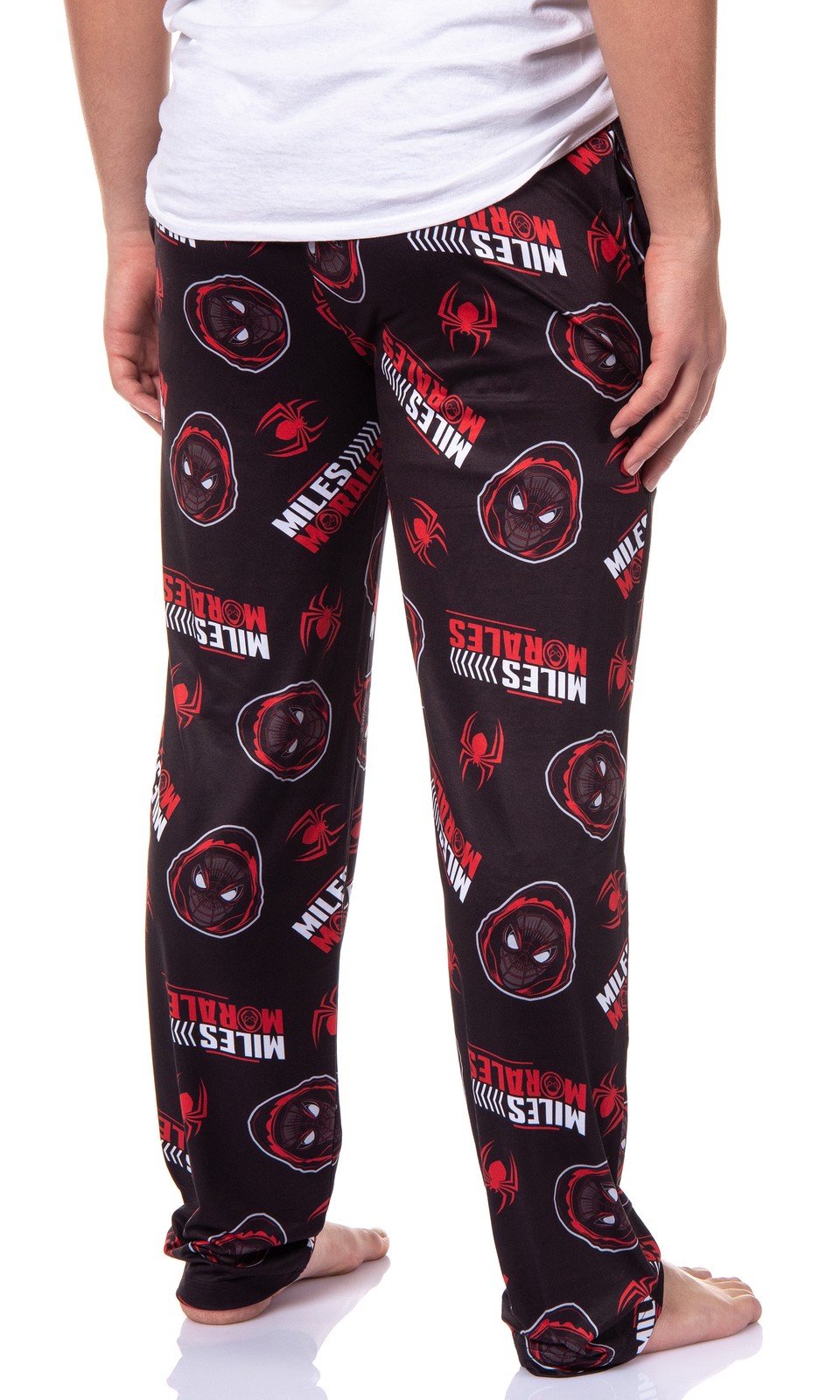 Marvel Spiderman Miles Morales Men's Allover Pattern Adult Pajama Pants gallery