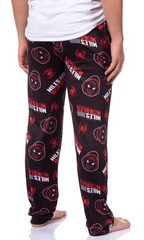 Marvel Spiderman Miles Morales Men’s Allover Pattern Adult Pajama Pants
