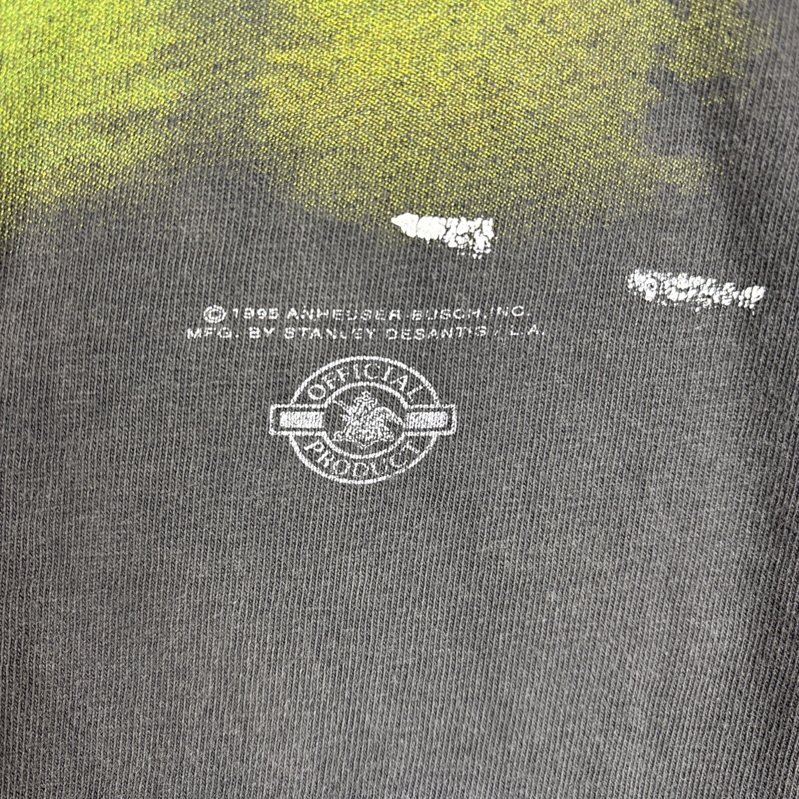 Vintage 1996 Budweiser T-Shirt Bud Weis Er Frogs Lilly Pads Sz LARGE gallery