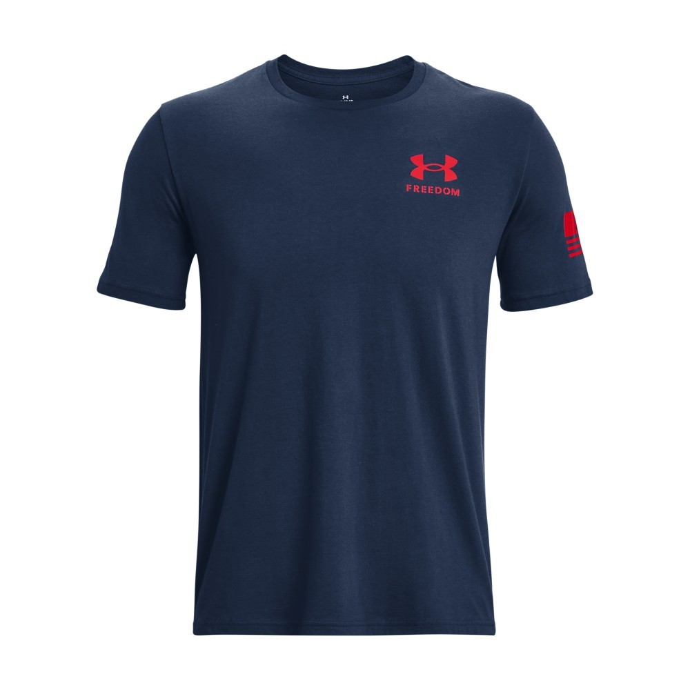 Under Armour 1377056 Men's UA Freedom Flag Gradient T-Shirt, Academy, 3X-Large gallery