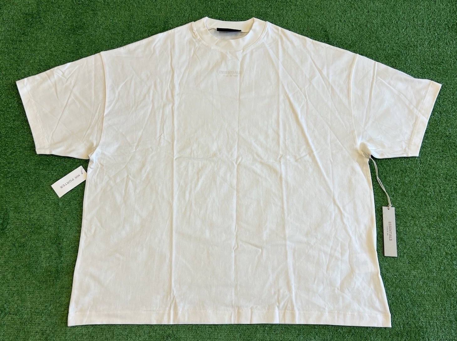 New Fear Of God Essentials Shirt Tee Size Large White Authentic Cloud Dancer NWT gallery