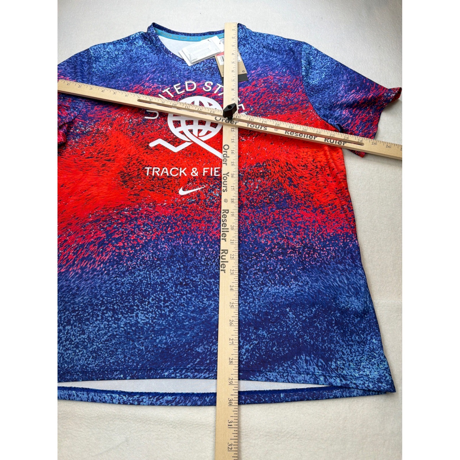 Nike Men's Dri-FIT Running T-Shirt USA Miler FJ3411-635 Track Size Large NWT gallery