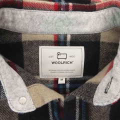 Woolrich Alaskan Wool Check Shirt M Multi-Color Cotton Nylon Polyester Excellent